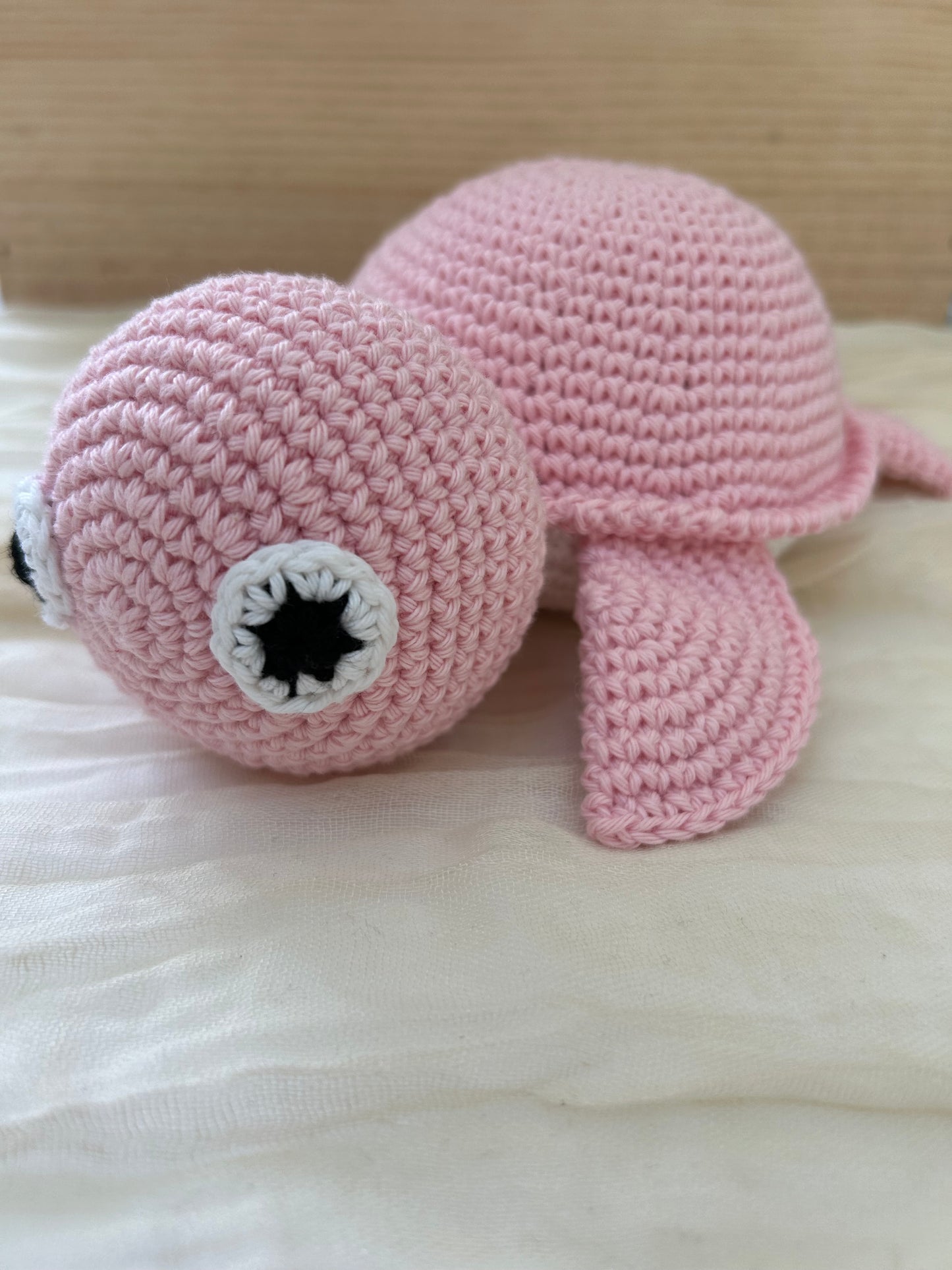 Jouet tortue - Fait à la main au crochet - Made in France