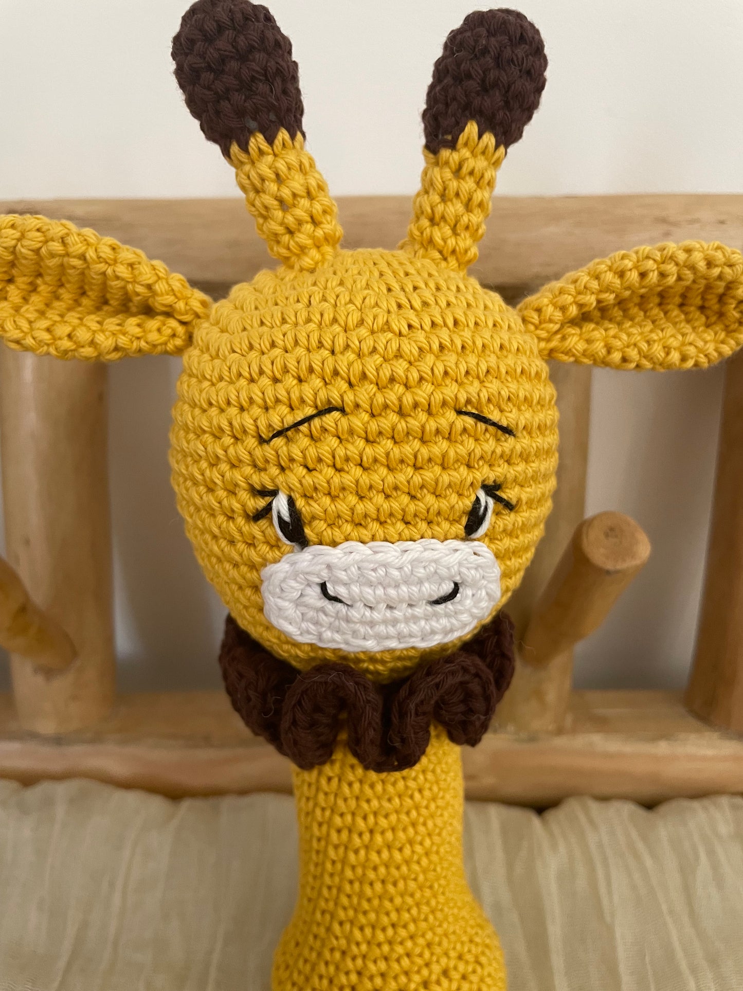 Hochets girafe - Fait à la main au crochet - Made in France