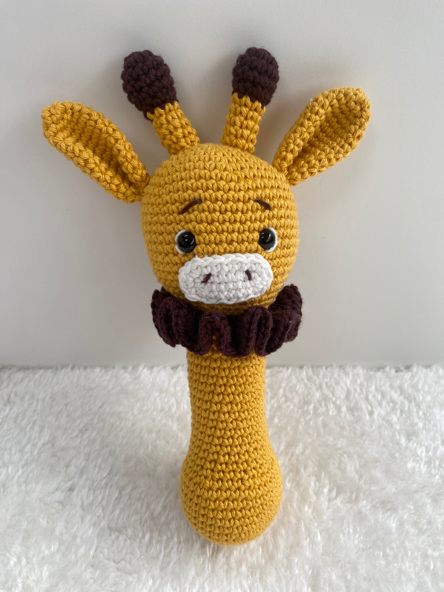 Hochets girafe - Fait à la main au crochet - Made in France