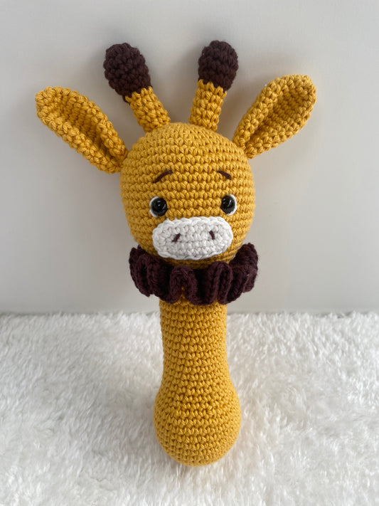 Hochets girafe - Fait à la main au crochet - Made in France