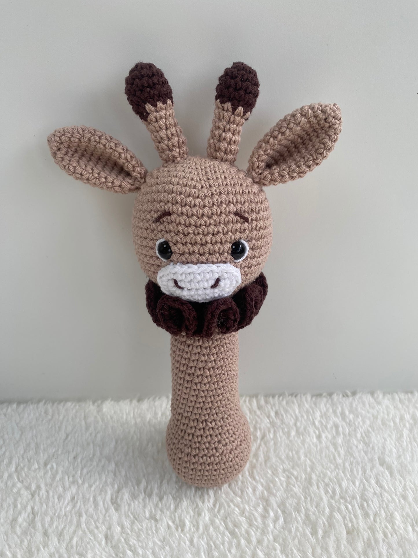 Hochets girafe - Fait à la main au crochet - Made in France